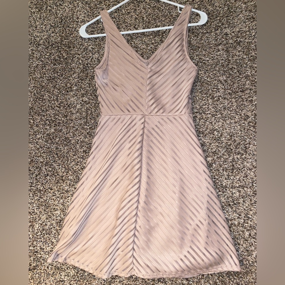 Charlotte Russe Blush Pink Sleeveless Mini Dress